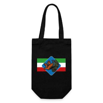 Faravahar Zoroastrianism Simurgh Persia - Gift Bag for Bottles - black - Front