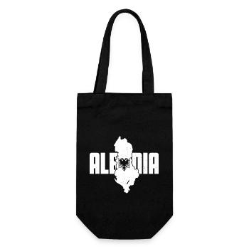 Republik Albanien Albania Shqipëria Tirana Albaner - Geschenkbeutel für Flaschen - Schwarz - Vorne