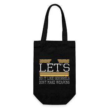 Anti Guerre Humour Cadeau Bday Fleur Pouvoir Paix Signe - Sac à bouteille - noir - Devant