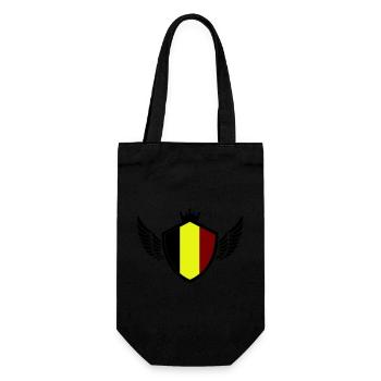 Coat of arms of Belgium - Gift Bag for Bottles - black - Front