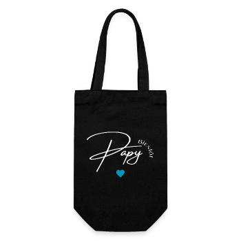 Bientôt papy - Sac à bouteille - noir - Devant