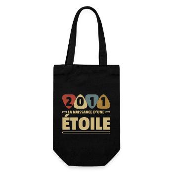 2011 date de naissance / anniversaire année 2011 - Sac à bouteille - noir - Devant