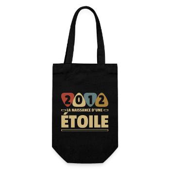 2012 date de naissance / anniversaire année 2012 - Sac à bouteille - noir - Devant