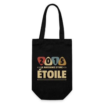 2015 date de naissance / anniversaire année 2015 - Sac à bouteille - noir - Devant