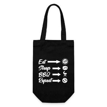 Manger dormir BBQ Fumeur répété Barbecue Griller - Sac à bouteille - noir - Devant