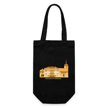 Ettersburg Schloss Weimar Thüringen Kirche - Geschenkbeutel für Flaschen - Schwarz - Vorne