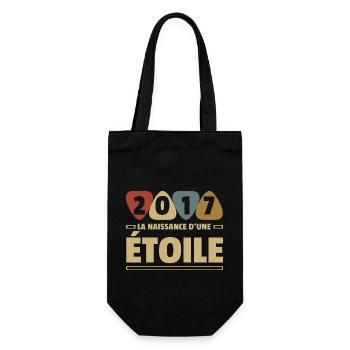 2017 date de naissance / anniversaire année 2017 - Sac à bouteille - noir - Devant