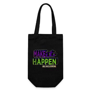 when there birthday present idea gift idea - Gift Bag for Bottles - black - Front