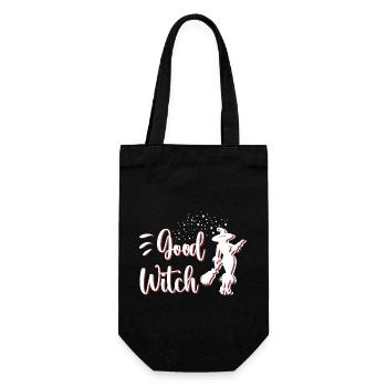 Good Witch Geschenk für Frauen und Freundinnen - Geschenkbeutel für Flaschen - Schwarz - Vorne