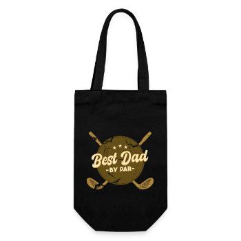 Golf Dad Father's Day Golfing Dad - Gift Bag for Bottles - black - Front