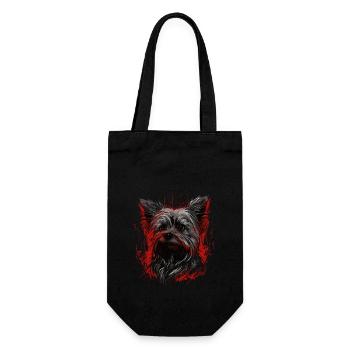 Yorkshire Terrier - Gift Bag for Bottles - black - Front