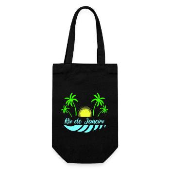 Rio de Janeiro - Gift Bag for Bottles - black - Front