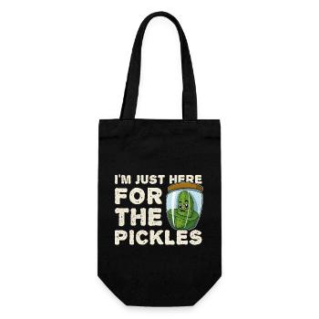 Cornichons Fruit Marinage Concombres Jardin fruitier - Sac à bouteille - noir - Devant