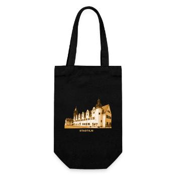 Stadtilm Rathaus Ilm-Kreis Thüringen - Gift Bag for Bottles - black - Front