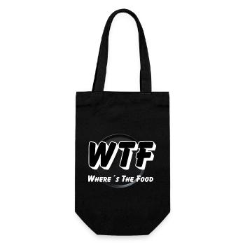 WTF - Où est la nourriture - Sac à bouteille - noir - Devant