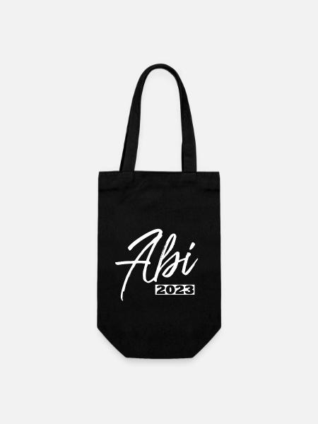 Abitur 2023, white - Geschenkbeutel für Flaschen - Schwarz