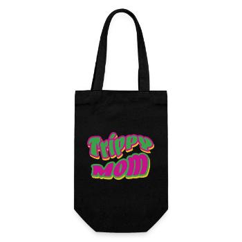Trippy Mom 2 - Geschenkbeutel für Flaschen - Schwarz - Vorne
