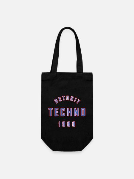 DETROIT TECHNO 1988 - Gift Bag for Bottles - black