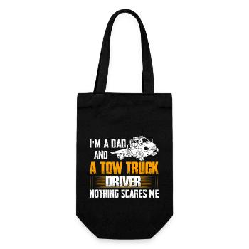 Je suis un père et un conducteur de dépanneuse Conducteur de camionnage - Sac à bouteille - noir - Devant