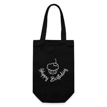 Anniversaire - Sac à bouteille - noir - Devant