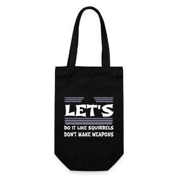 humor funny birthday funny sayings dove of peace - Gift Bag for Bottles - black - Front