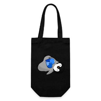 Baby Penguin Autism Awareness - Gift Bag for Bottles - black - Front