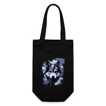Husky Dog - Gift Bag for Bottles - black - Front