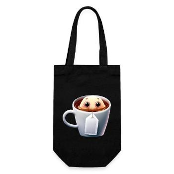 Sachet de thé gourmand - Sac à bouteille - noir - Devant