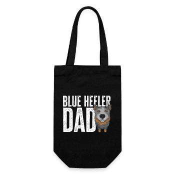 Australian Cattle Dog Red Blue Heeler - Geschenkbeutel für Flaschen - Schwarz - Vorne