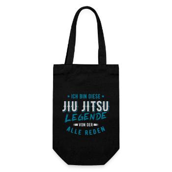 Kampfsport Kampfkunst Martial Arts Jiu Jitsu - Geschenkbeutel für Flaschen - Schwarz - Vorne