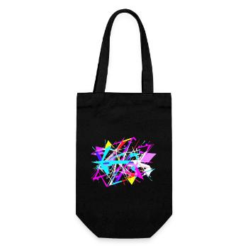 Splash of colors - Gift Bag for Bottles - black - Front