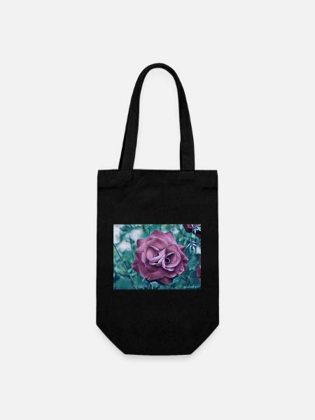 Rose - Sac à bouteille - noir