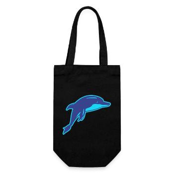 The Dolphin - Gift Bag for Bottles - black - Front