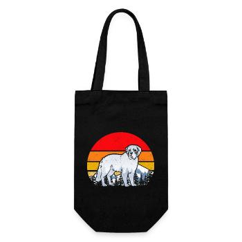 St. Bernard St. Bernard Dog Dog - Gift Bag for Bottles - black - Front