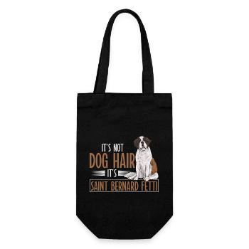 St. Bernard St. Bernard Dog Dog - Gift Bag for Bottles - black - Front