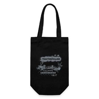 tp where every cm counts centimeter light - Gift Bag for Bottles - black - Front