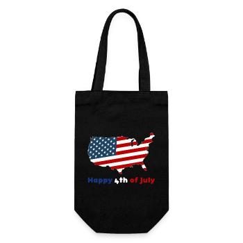 Joyeux 4 juillet, fête de l’indépendance, usa, étoiles - Sac à bouteille - noir - Devant