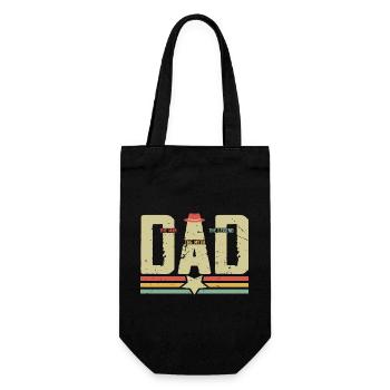 Dad The Man The Myth The Legend - Gift Bag for Bottles - black - Front