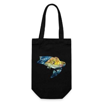 Pêche Pêche Pêcheurs Pêche Hameçons - Sac à bouteille - noir - Devant