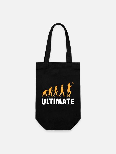 Ultimate Frisbee Wurfscheibe - Geschenkbeutel für Flaschen - Schwarz