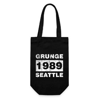 GRUNGE SEATTLE 1989 - Geschenkbeutel für Flaschen - Schwarz - Vorne
