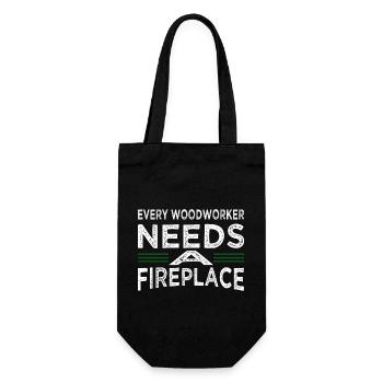 Love Cutter Union Carpenter Carpenter Plumber - Gift Bag for Bottles - black - Front