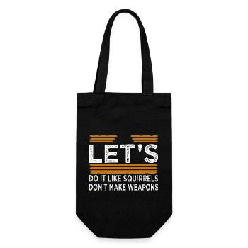 heart birthday present peace sign present family - Gift Bag for Bottles - black - Front