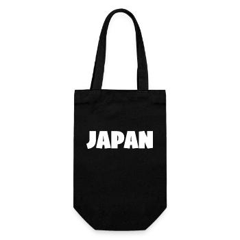 JAPAN WHITE - Gift Bag for Bottles - black - Front
