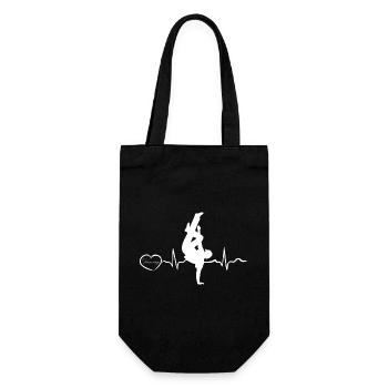 Danse Musique de danse - Sac à bouteille - noir - Devant