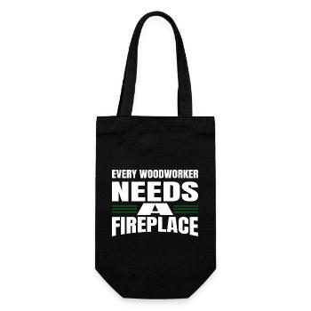 gift idea awesome sexy carpenter tshirts statement - Geschenkbeutel für Flaschen - Schwarz - Vorne