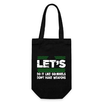 blagues désarmement paix mondiale présent hippie - Sac à bouteille - noir - Devant