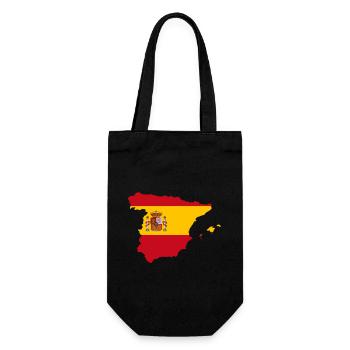 Spanien - Geschenkbeutel für Flaschen - Schwarz - Vorne
