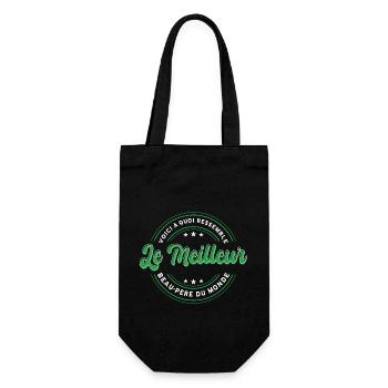 Le Meilleur Beau-Père Du Monde - Sac à bouteille - noir - Devant
