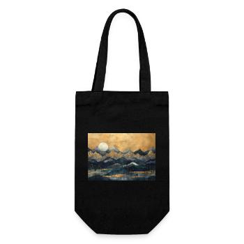 Dante-Landschaft - Geschenkbeutel für Flaschen - Schwarz - Vorne